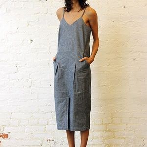 Apiece Apart Kosmos Sail Dress chambray size 6 new